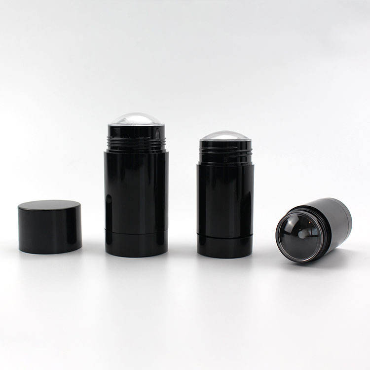 15g 30g 50g 75g Black Plastic Deodorant Bottle