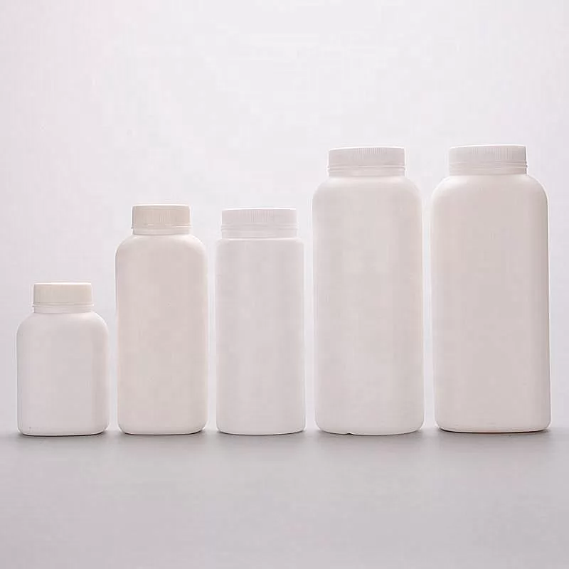 50g 100g 200g Rectangular Body Powder Bottle