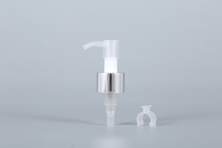Factory Price Lotion Pump with Aluminum Appearance for Cosmetic