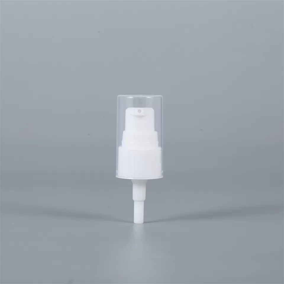 18/410 20/410 24/410 White Color Plastic Cream Treatment Cream Pump