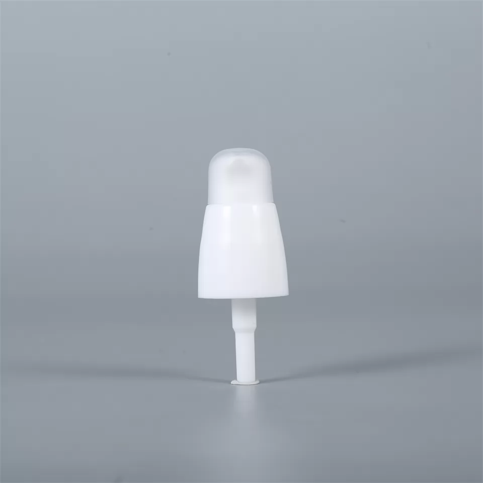 Factory Manufacturer Cream Lotion Pump 24 410 White Color Treatment Pump for Cosmetic Packaging