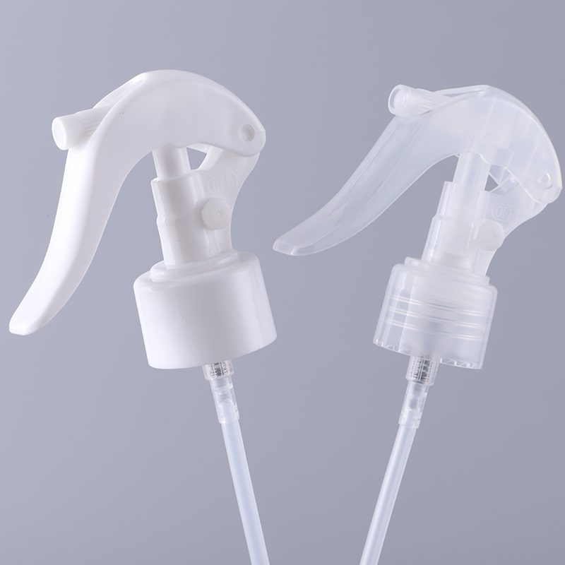 White and Transparent Color Plastic Pp Mini Trigger Sprayer