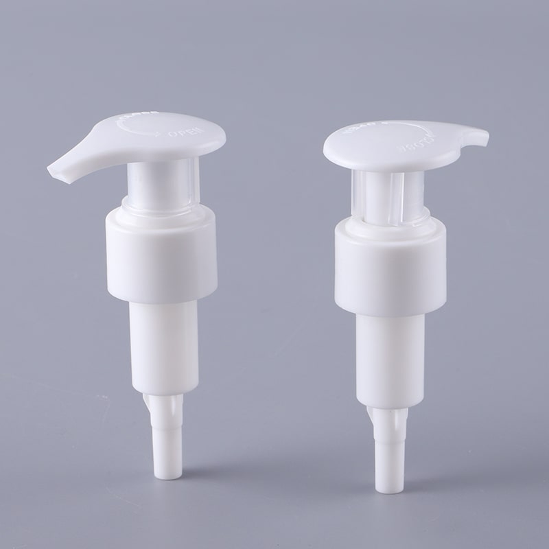 28/410 White Color Plastic PP Right-left Lock Lotion Pump