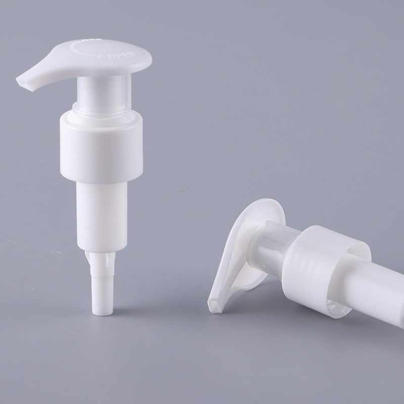 28/410 White Color Plastic PP Right-left Lock Lotion Pump