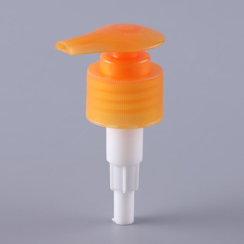 28/410 Colorful Yellow Plastic PP Screw Lock Lotion Pump 