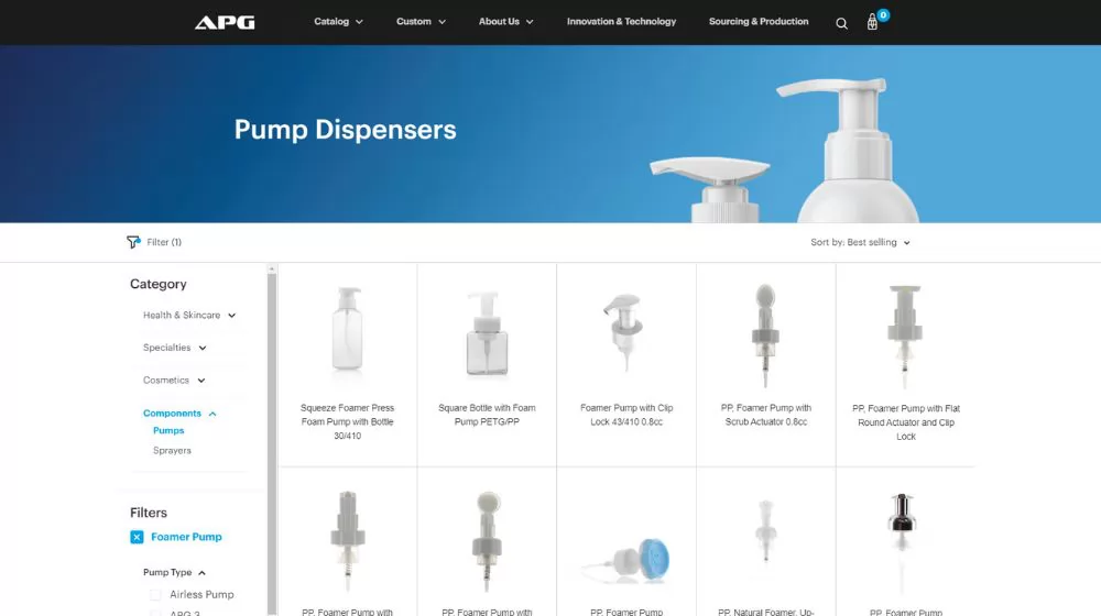 foam pump manufacturers in the USA