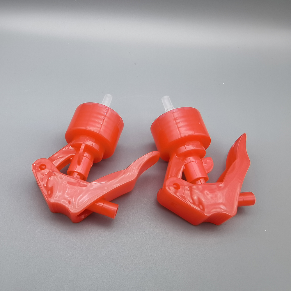 28/410 red plastic Mini Trigger Sprayer Pump with Different Lock SP-MTS19 05C