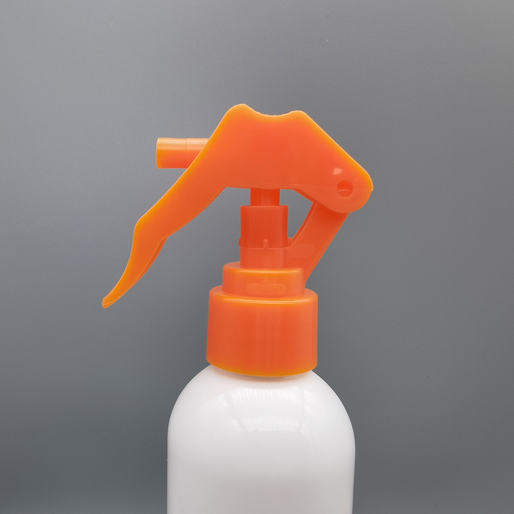 24/410 orange plastic Mini Trigger Sprayer Pump with Different Lock SP-MTS15 05C