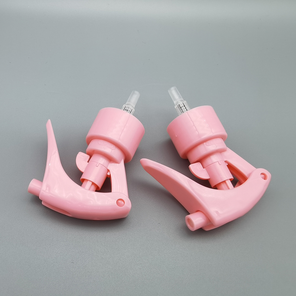 24/410 pink plastic Mini Trigger Sprayer Pump with Different Lock SP-MTS09 05B