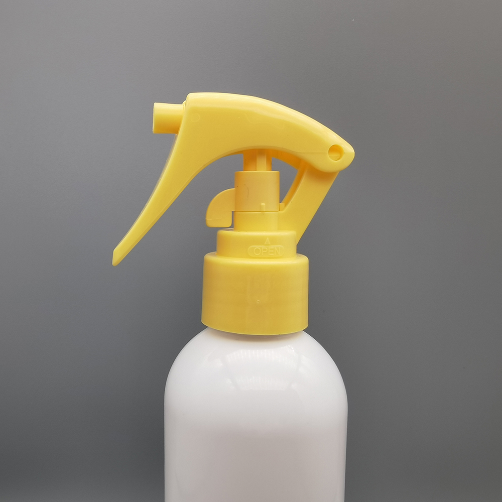 24/410 yellow plastic Mini Trigger Sprayer Pump with Different Lock SP-MTS06 05B