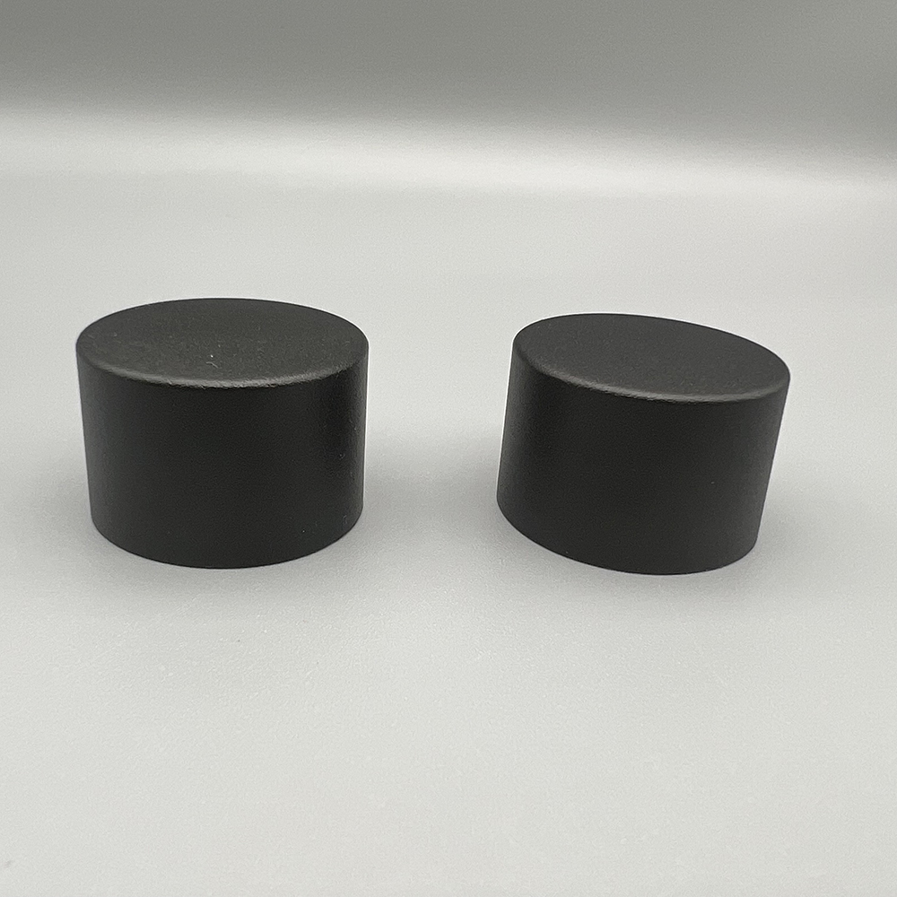 24/410 matte black aluminum screw cap for shampoo gel