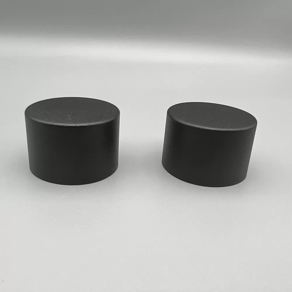 24/410 matte black aluminum screw cap for shampoo gel