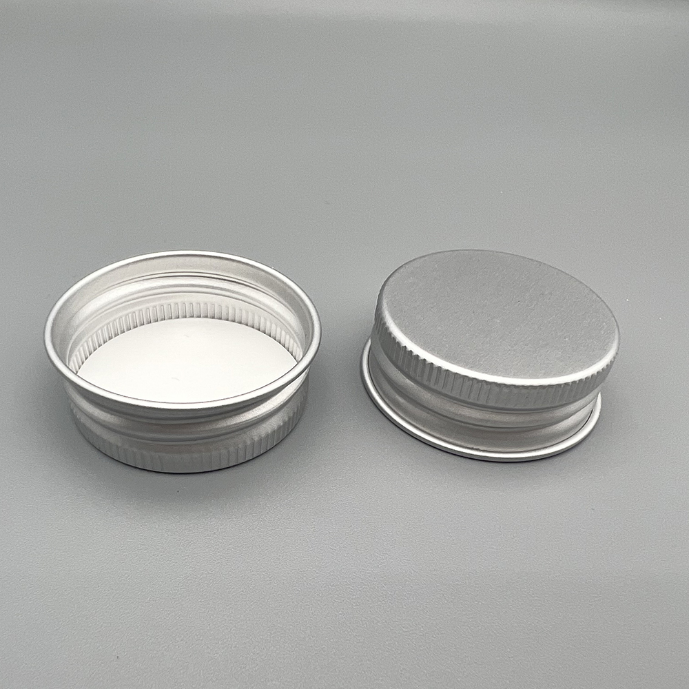 38/400 aluminum material silver color screw cap