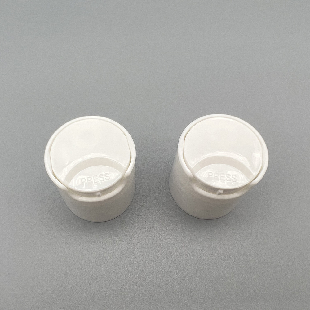 28/410 white color plastic PP disc top cap