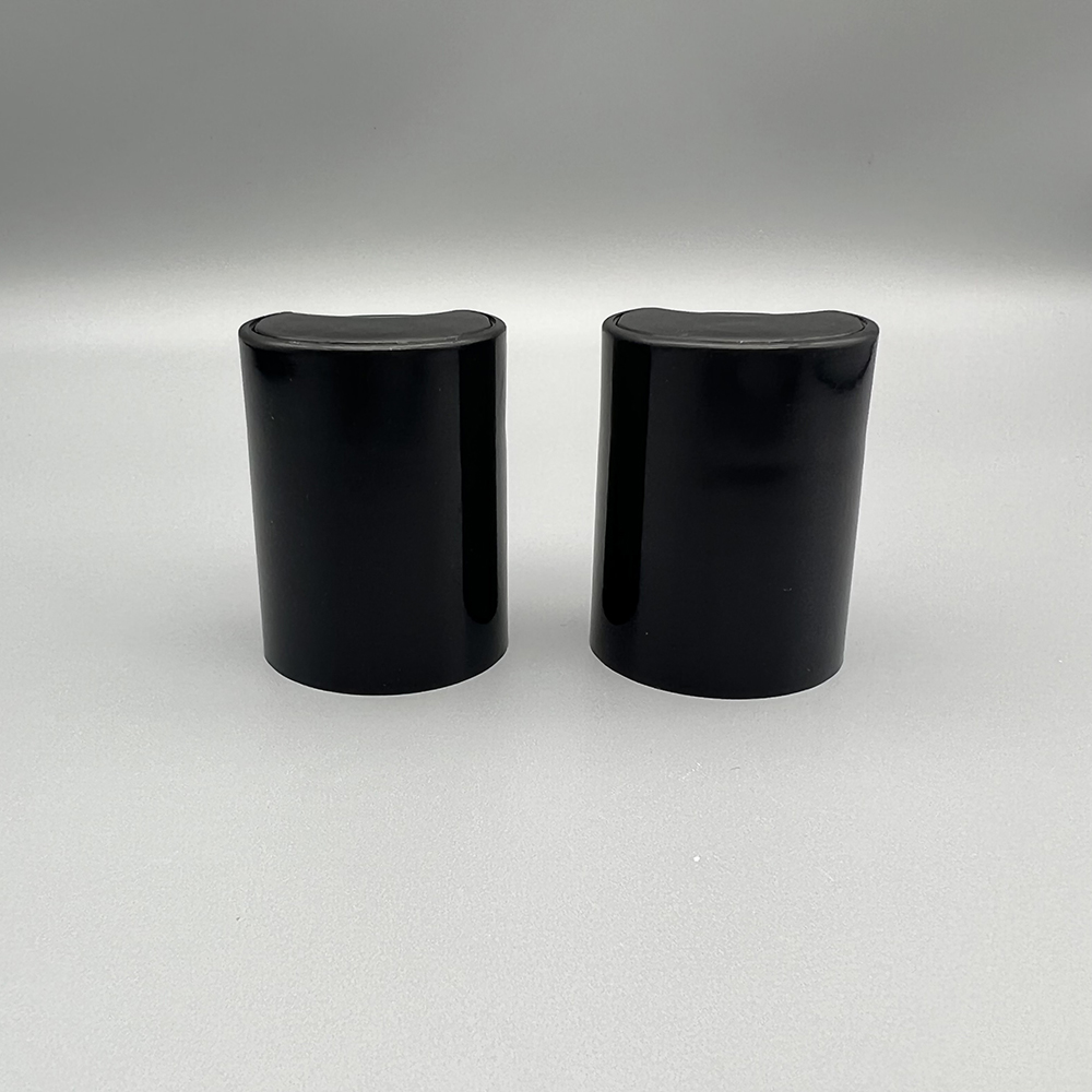 28/415 black plastic PP disc top cap