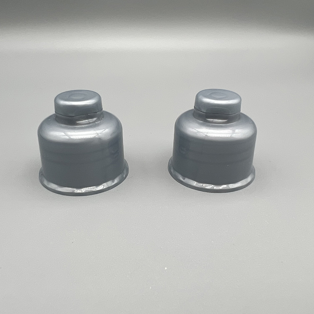 24/410 silver injection small flip top cap