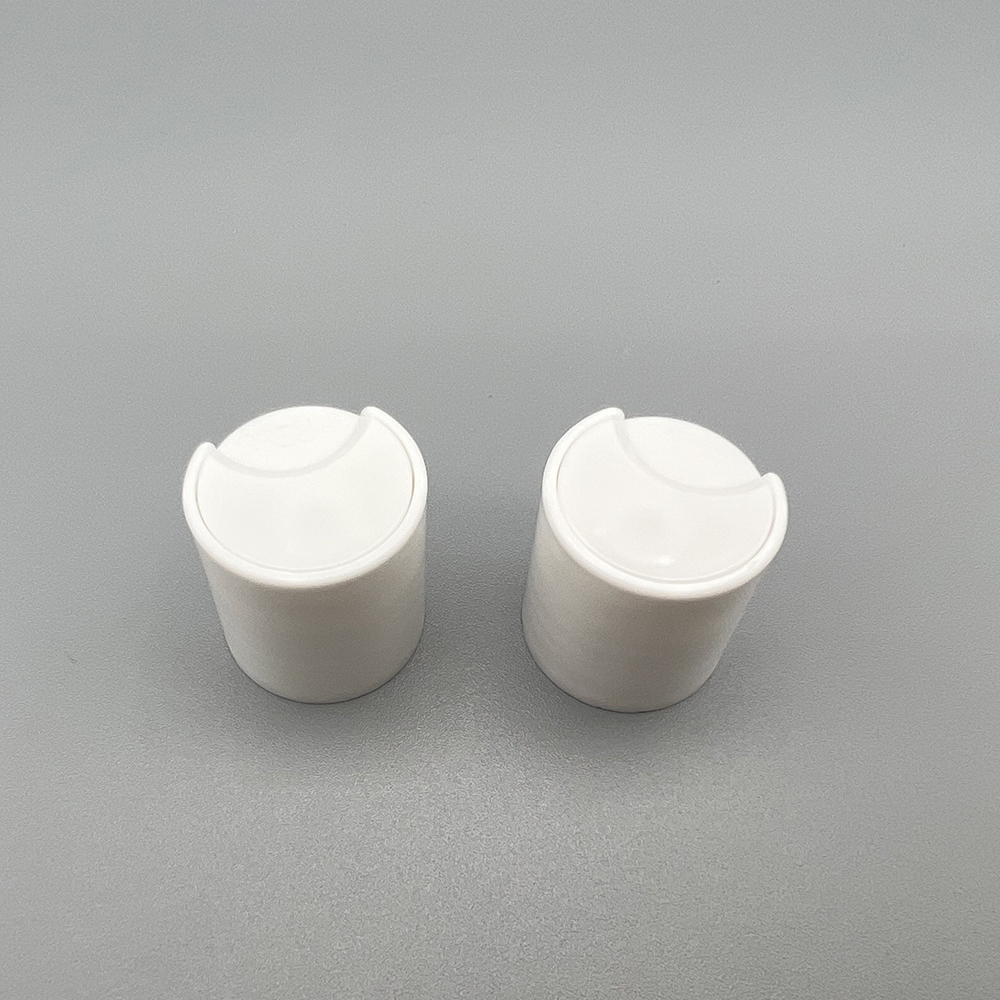20/410 white PP disc top cap for cosmetic packaging