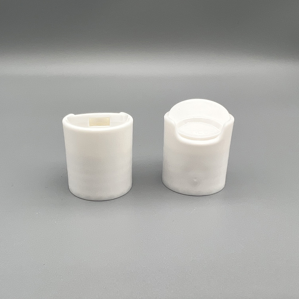 20/410 white PP disc top cap for cosmetic packaging