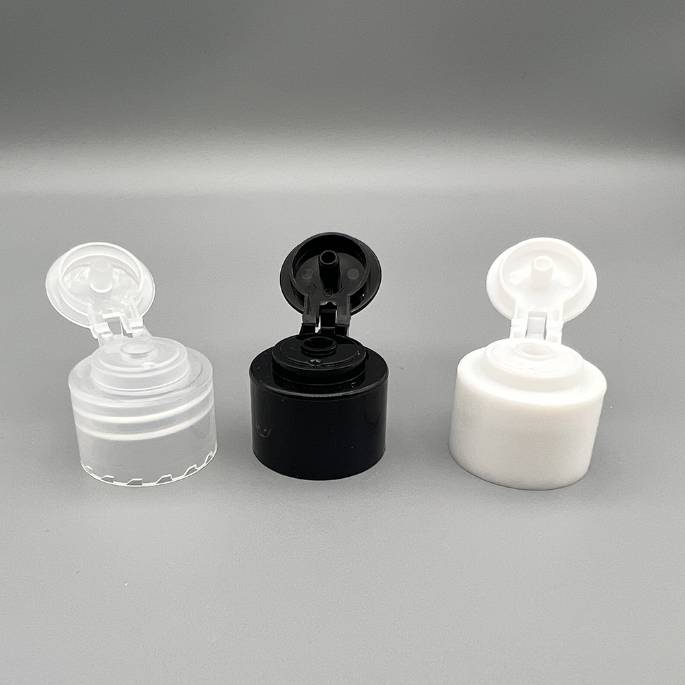 20/410 white black transparent color plastic PP flip top bosch cap