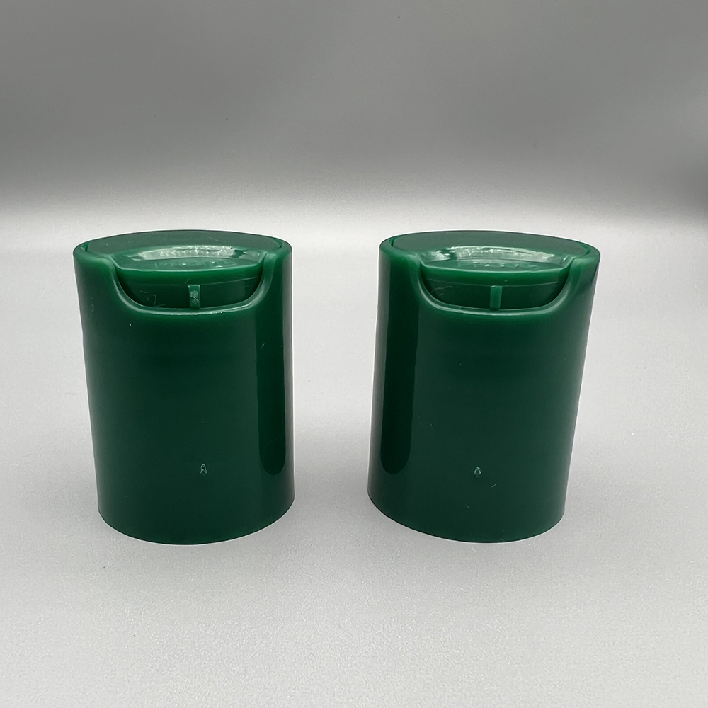 28/415 green color plastic PP disc top cap