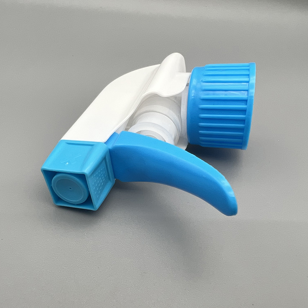 28/400 410 415 white and blue all plastic strong trigger sprayer for cleaning SP-PTS06